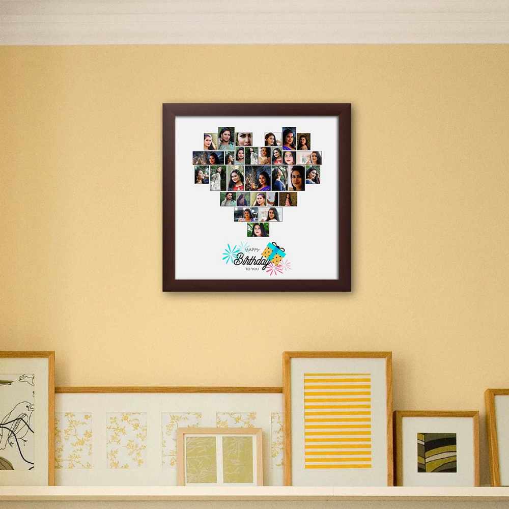 Customised Photo Collage Frame Gift For Love