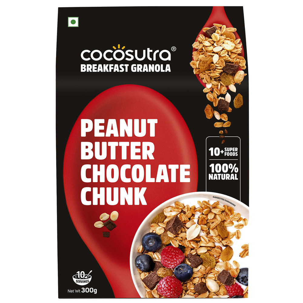 Cocosutra Granola - Peanut Butter Chocolate Chunk (300g)