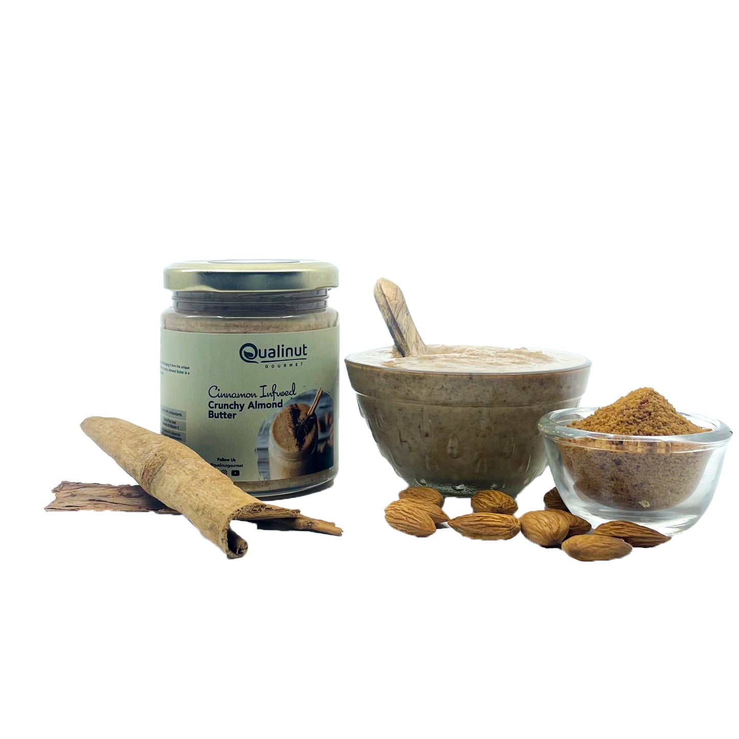 
                  
                    Cinnamon Infused Crunchy Almond Butter (200g)
                  
                