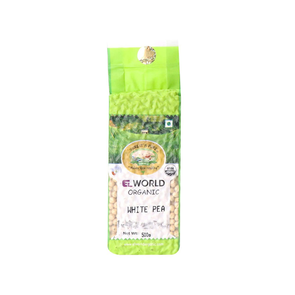 ELworld White Peas (500g X 2) - Pack of 2