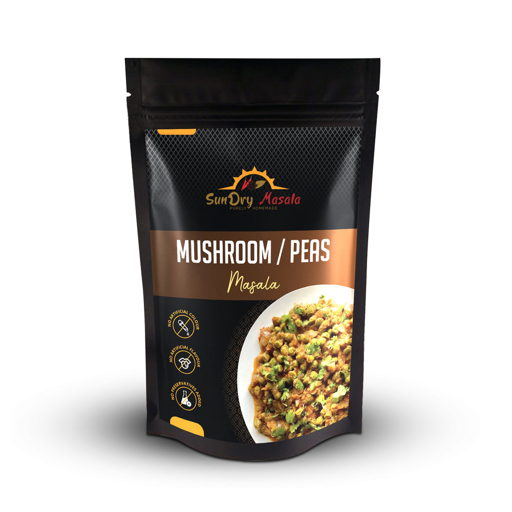 Mushroom/Peas Masala