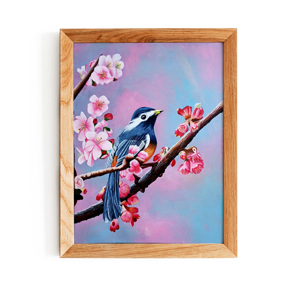 
                  
                    Blue robin bird painting
                  
                
