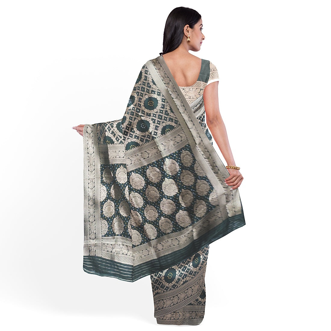 
                  
                    Handwoven Banarasi Silk Saree
                  
                