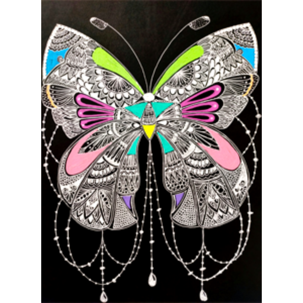 
                  
                    Butterfly Mandala Artwork
                  
                