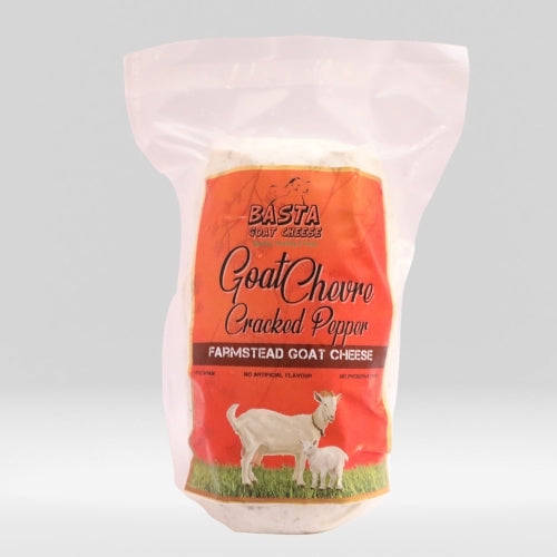 Goat Cheese | Basta-Goat Chèvre Cracked Pepper (500g)