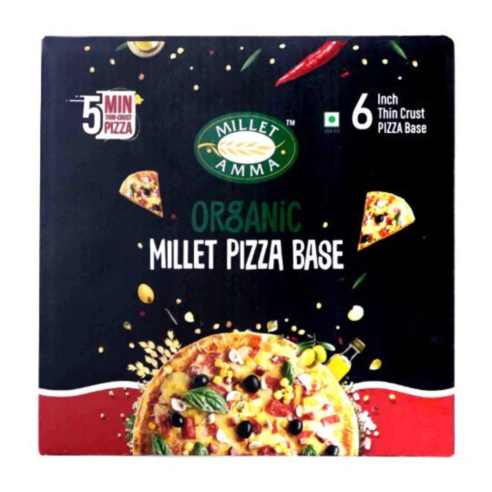 
                  
                    Millet Pizza Base Organic - Pack of 6 (200g)
                  
                