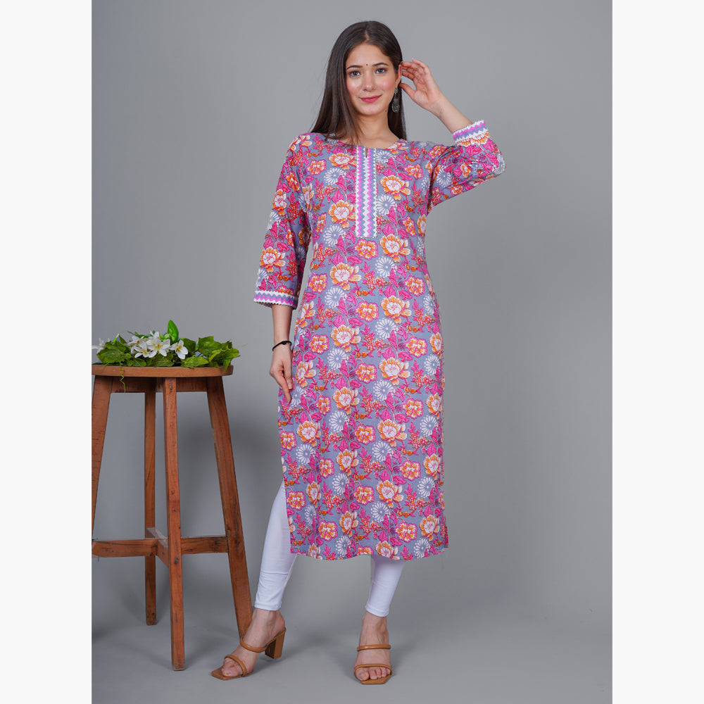 Floral Printed Kurti