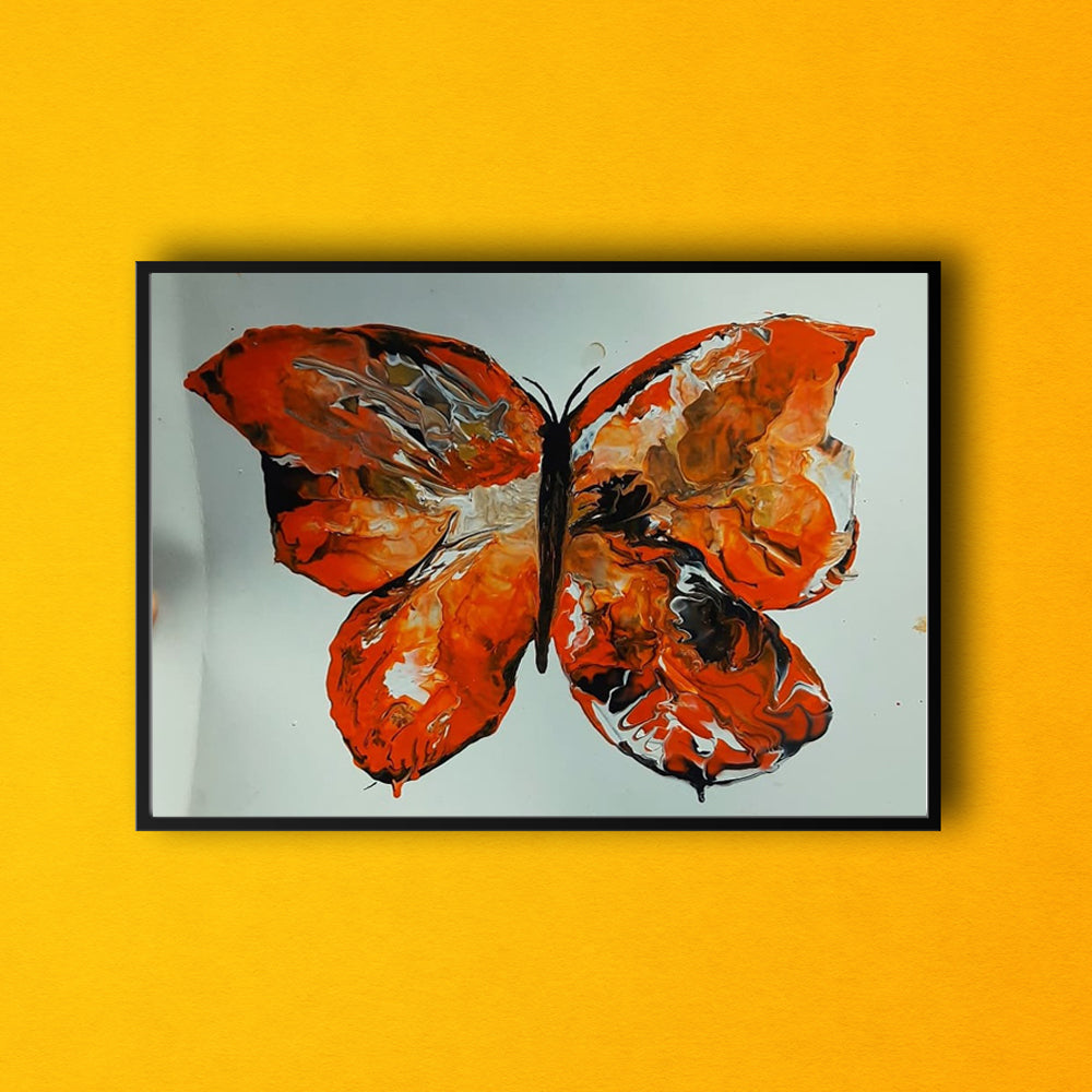 Butterfly Fluid Painting