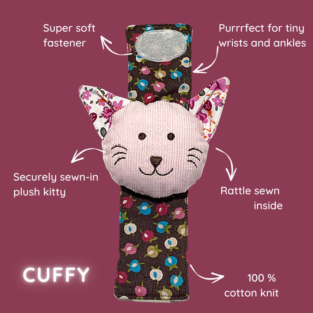 
                  
                    Cuffy - Infant Wrist Rattle (Cat)
                  
                