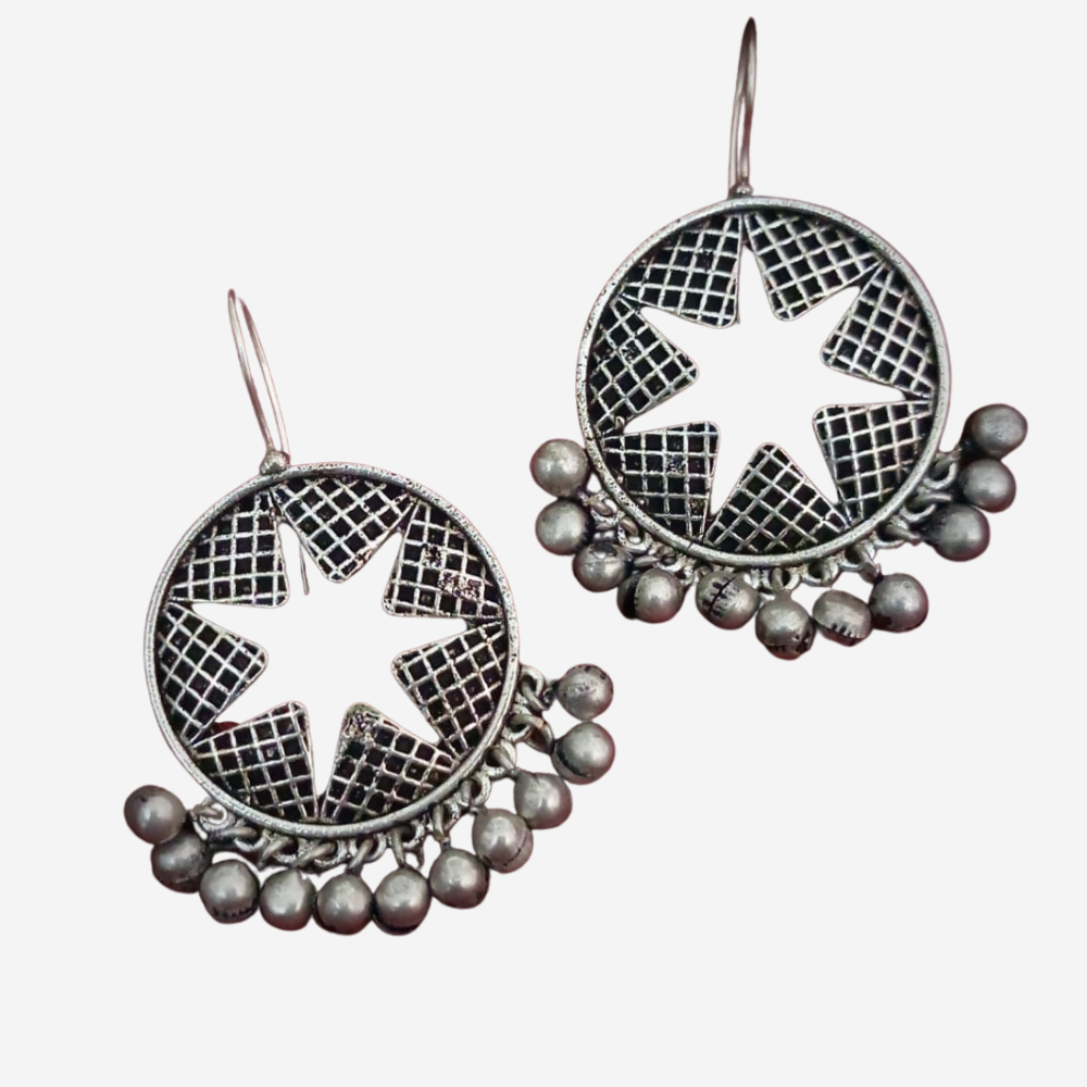 
                  
                    German Silver Earrings
                  
                