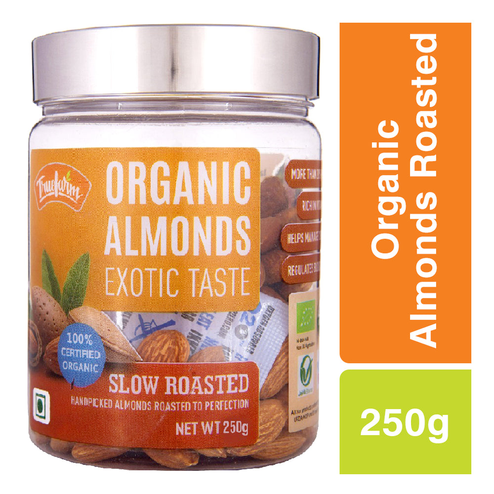 
                  
                    Truefarm Foods Organic Roasted Almonds (250g)
                  
                