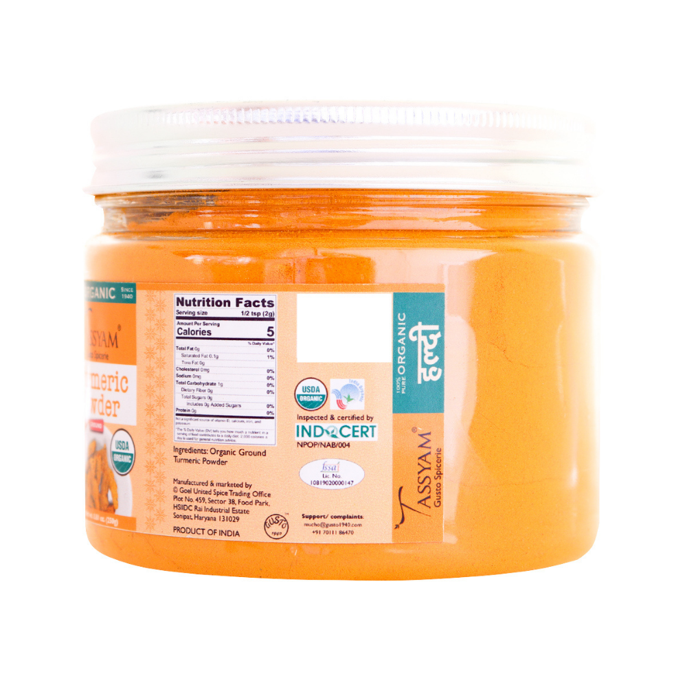 
                  
                    Tassyam Certified 100% Organic Turmeric Powder(250g)
                  
                