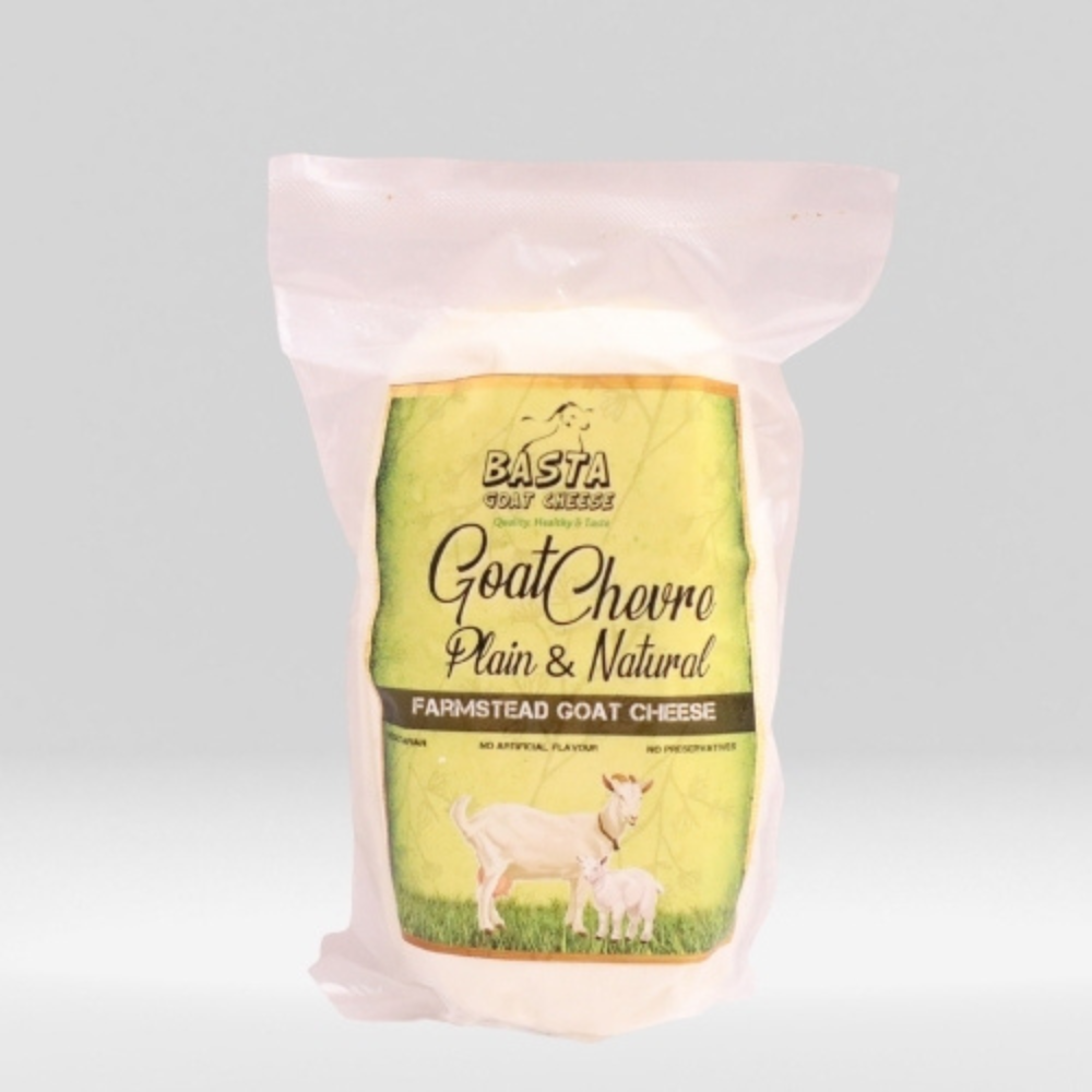 Goat Cheese | Basta-Goat Chèvre Plain & Natural (500g)