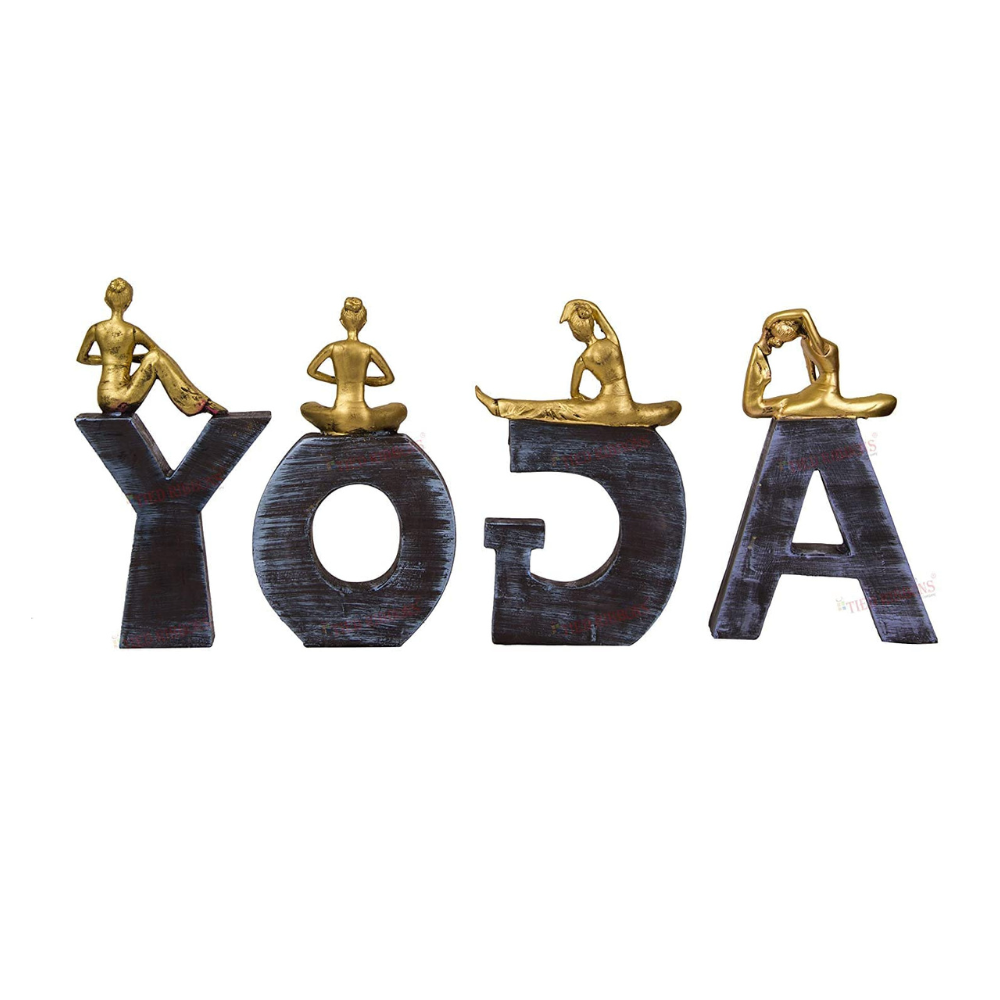 
                  
                    Yoga Alphabets Show-Pieces (Set of 4)
                  
                