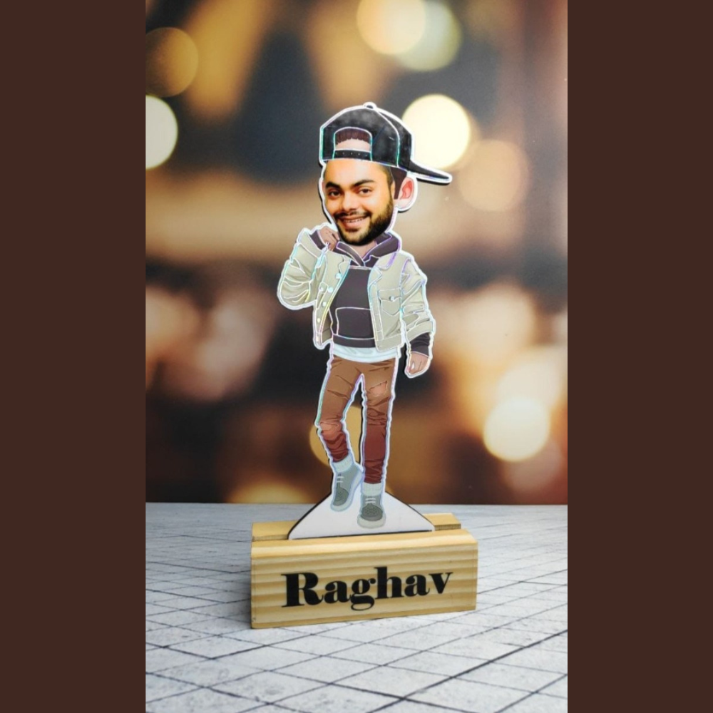 
                  
                    Personalized Wooden Caricature
                  
                