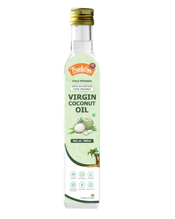 Truefarm Foods Organic Virgin Coconut Oil (500ml)