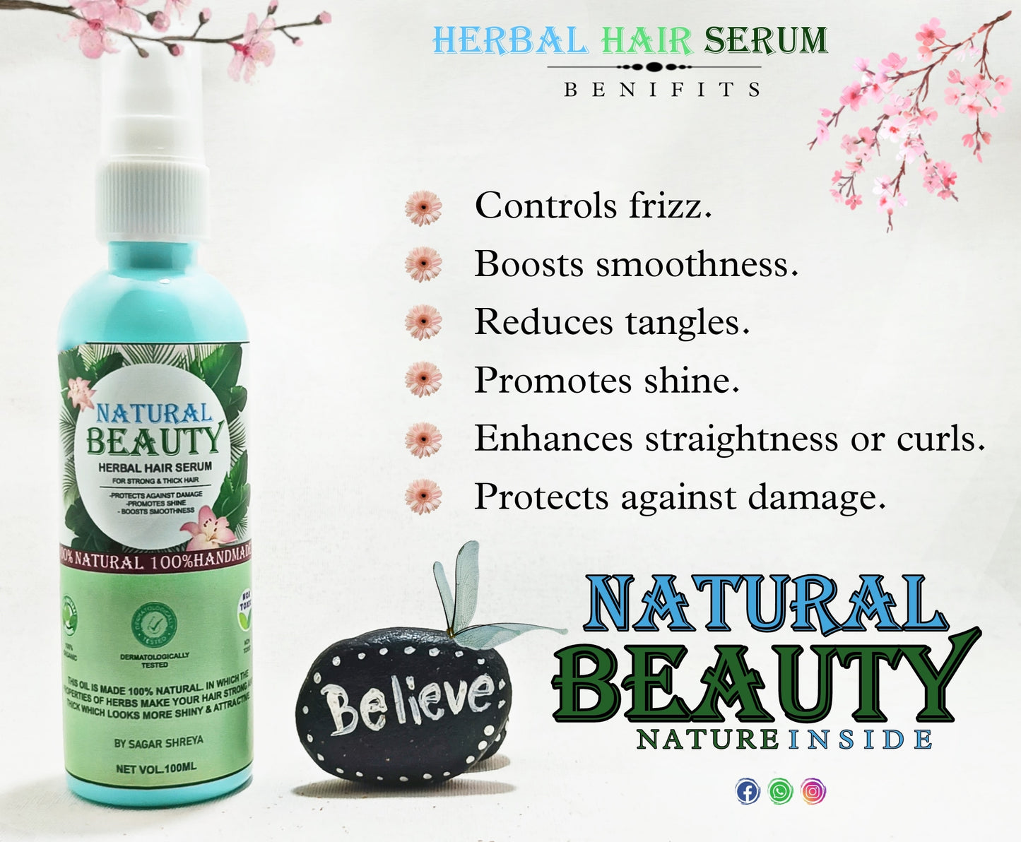 
                  
                    Herbal Hair Serum (100ml)
                  
                