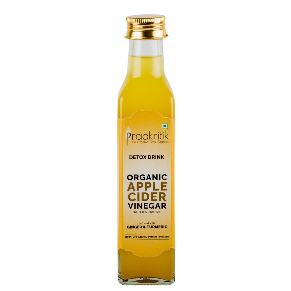 
                  
                    Praakritik Organic Apple Cider Vinegar with Ginger & Turmeric (250ml)
                  
                