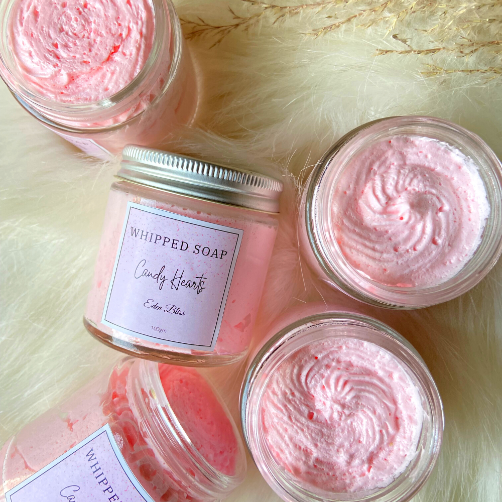 
                  
                    Candy Hearts Whipped Soap
                  
                