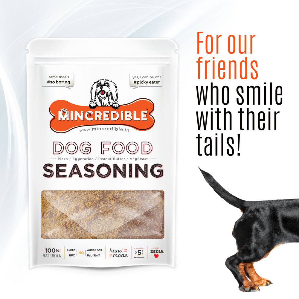 
                  
                    Mincredible's Dog Food Seasoning (Peanut Butter) - 50g
                  
                