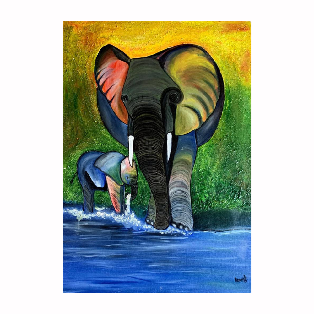 
                  
                    Elephant Painting- Boundless Love
                  
                