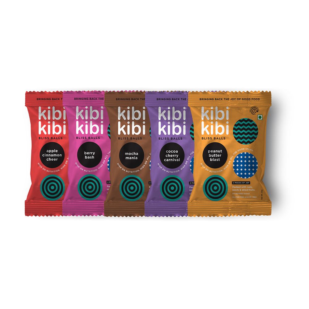 
                  
                    Kibi Kibi Bliss Balls Variety Box (Energy Balls) - Pack of 5
                  
                