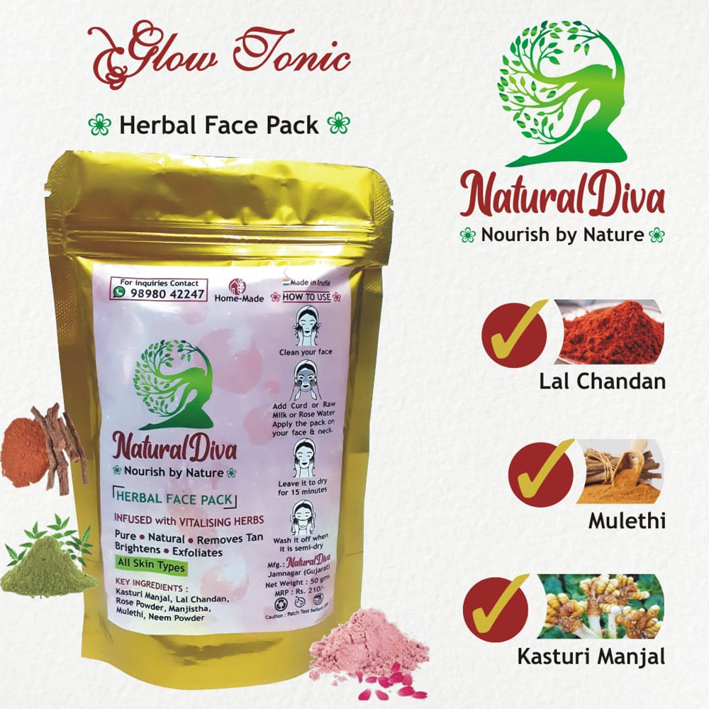 
                  
                    Natural Diva Herbal Face Pack (50g)
                  
                