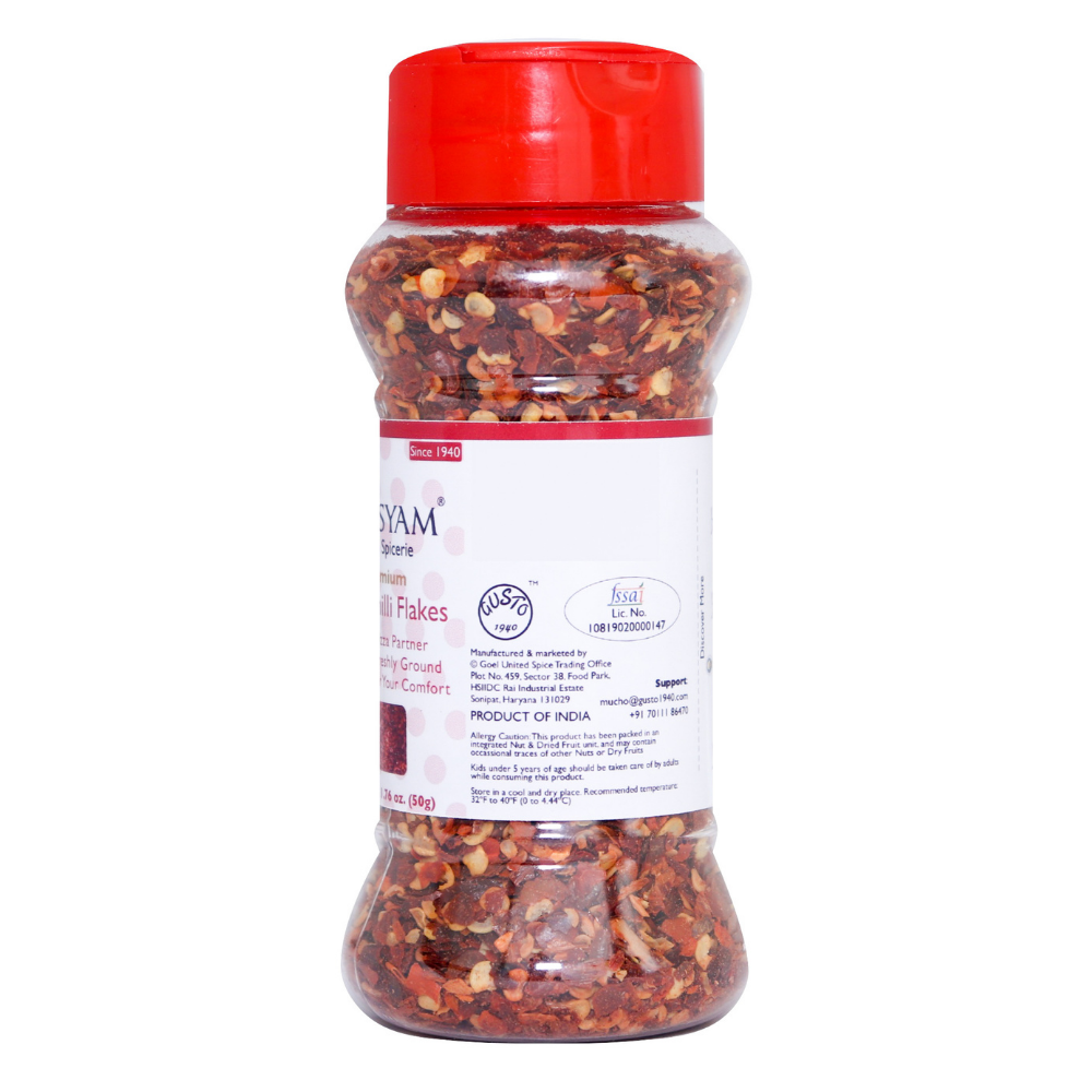 
                  
                    Tassyam Red Chili Flakes (2x 50g) (100g)
                  
                