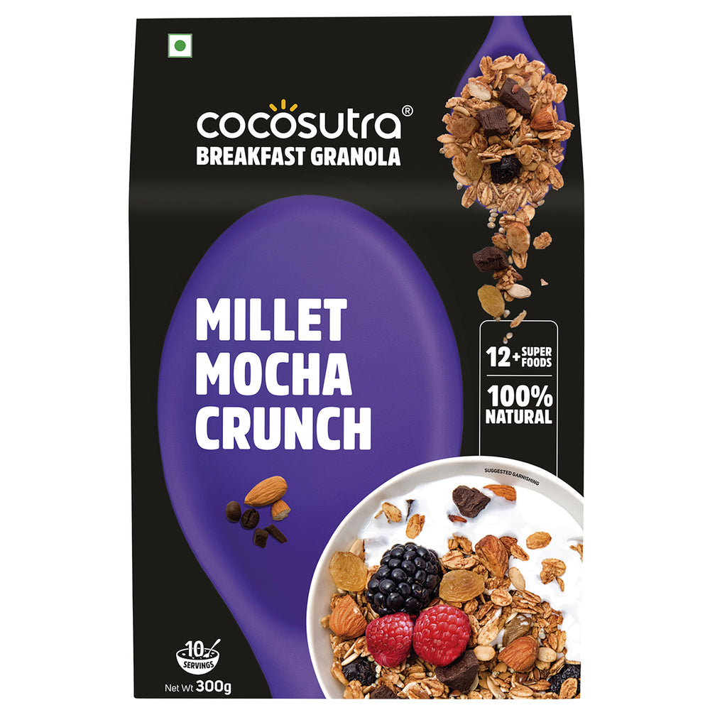 
                  
                    Cocosutra Granola - Millet Mocha Crunch (300g)
                  
                