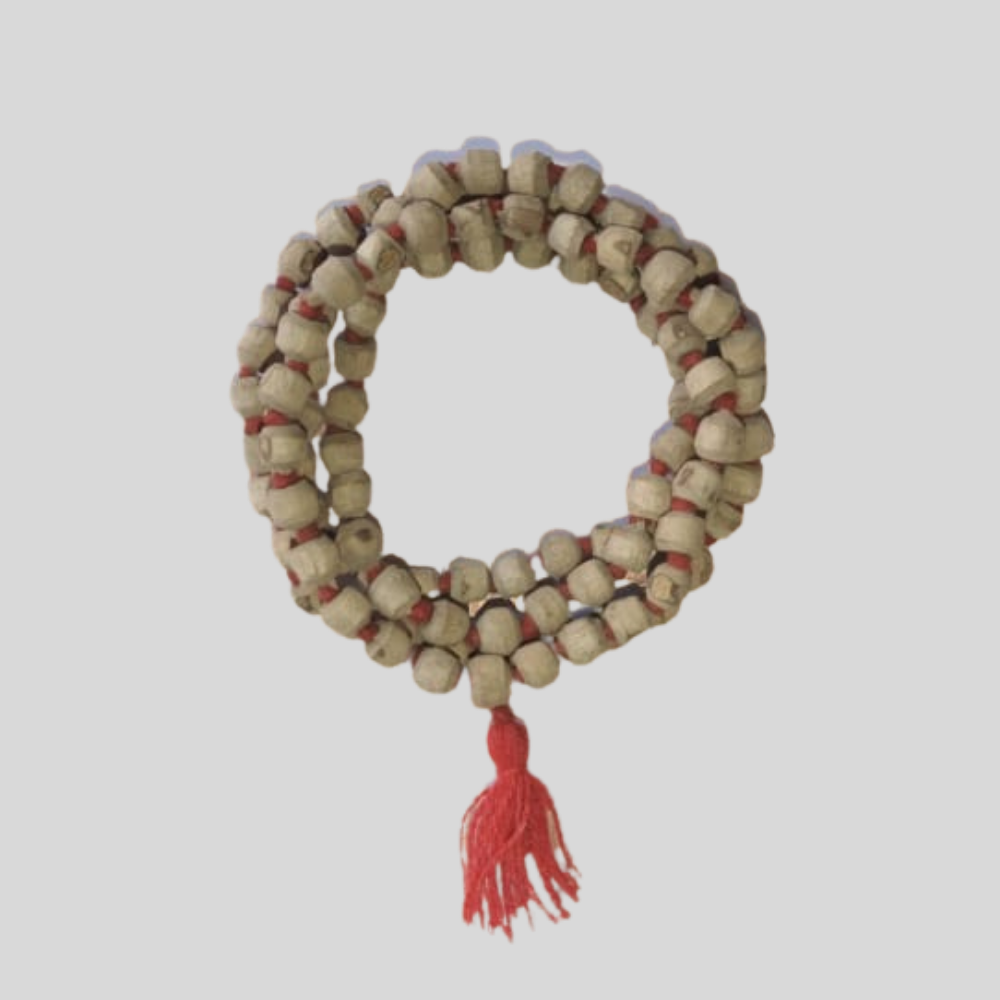Tulsi Golden Beads Mala (तुलसी माला) | Buy Tulsi Bead Rosary