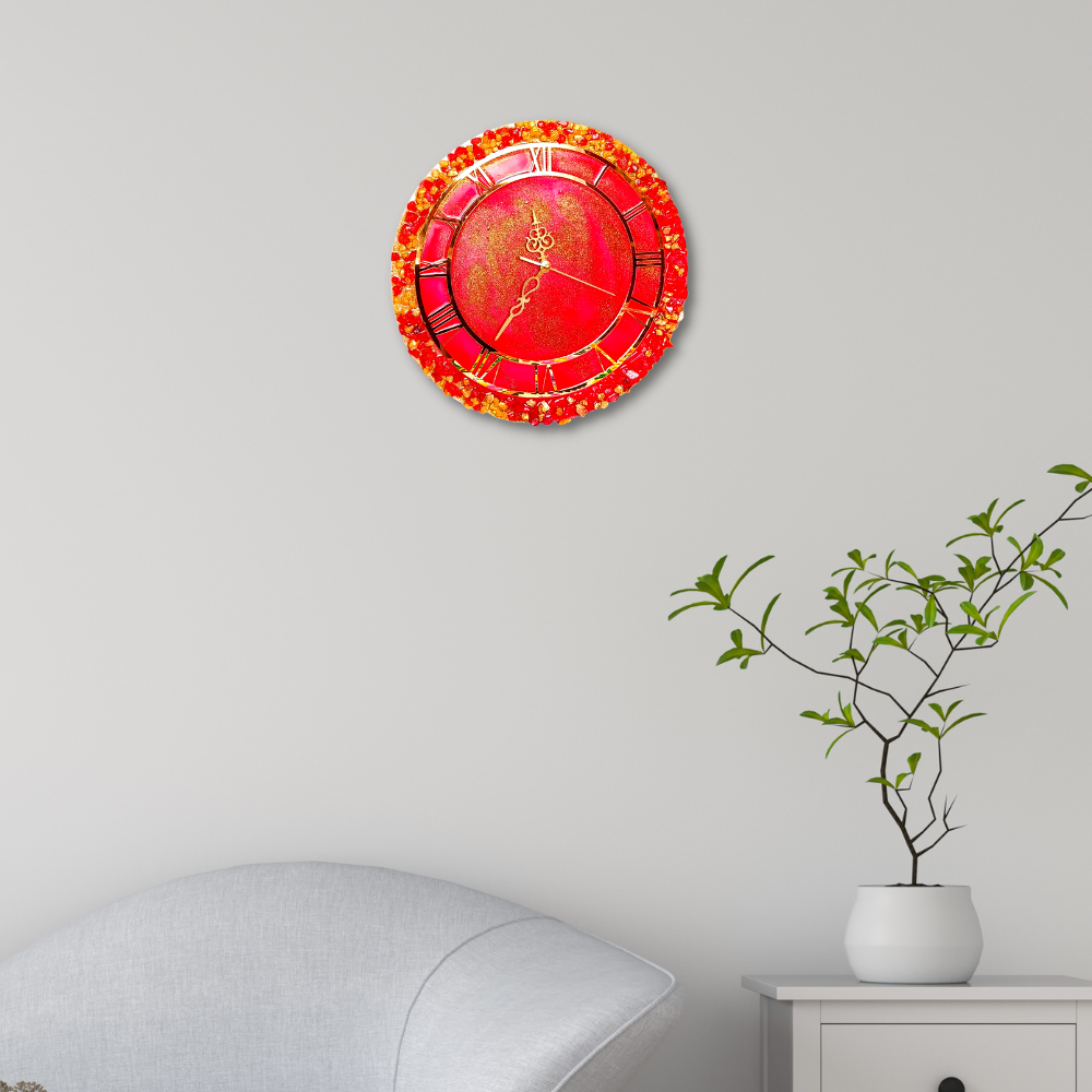 
                  
                    Hand-Painted Wall Resin Clock
                  
                