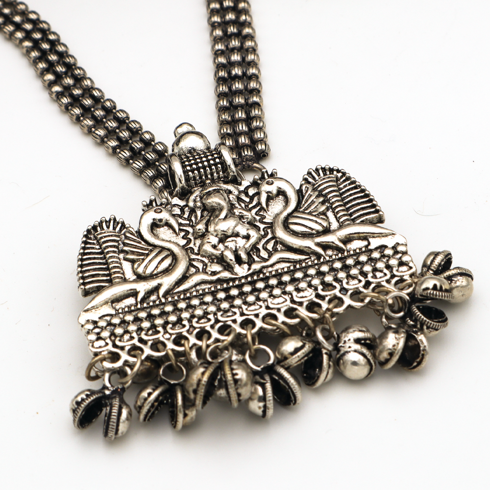 
                  
                    Oxidised German Silver Necklace Set
                  
                