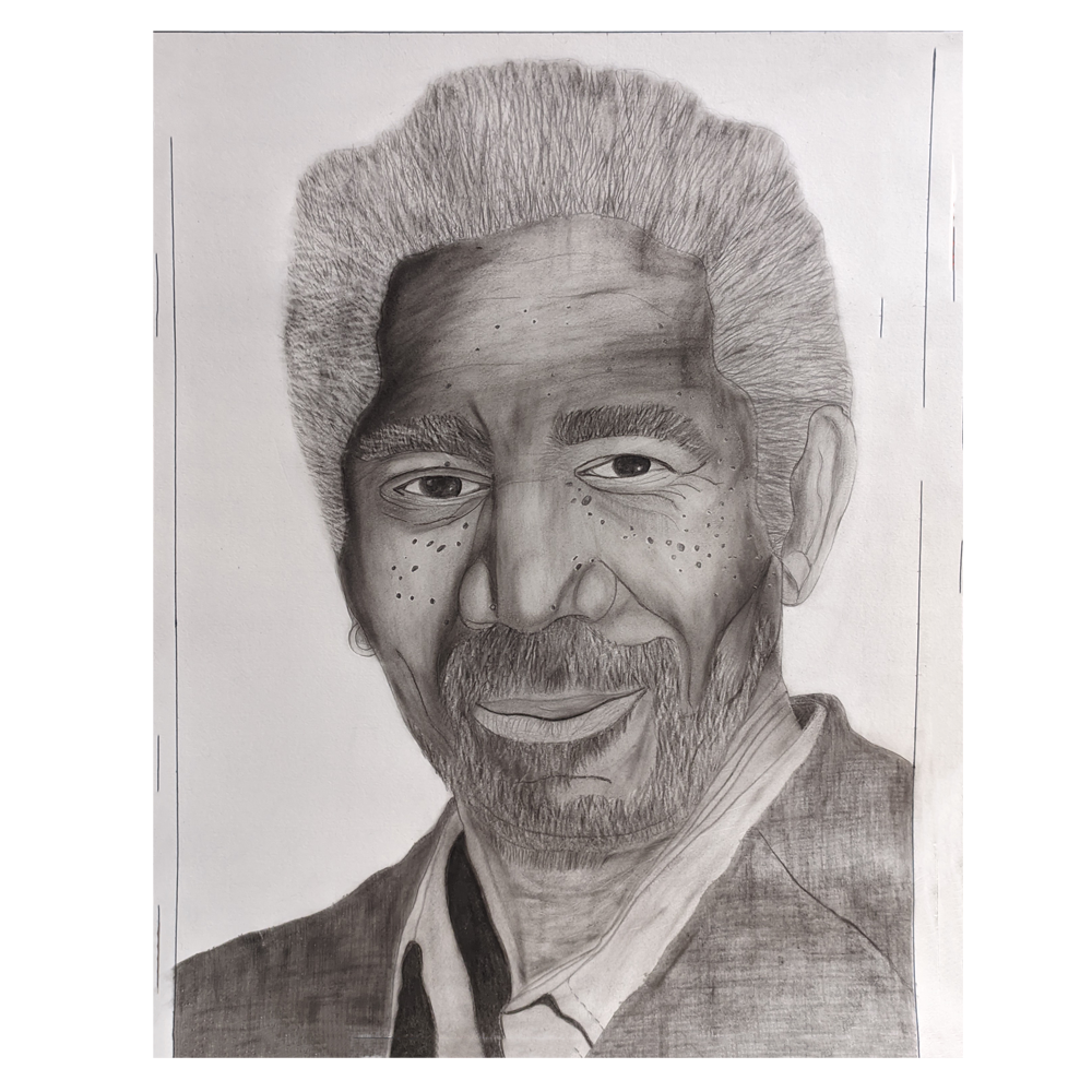 Drawings Portrait de Morgan Freeman Page 2254 Art by Independent Artists