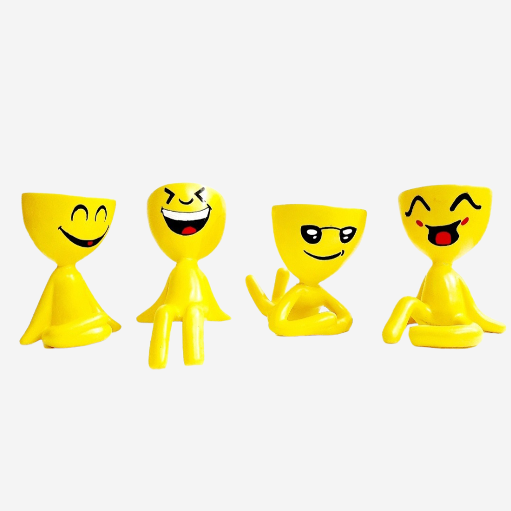 
                  
                    Emoji Yoga Planters & Pots (Set of 4)
                  
                