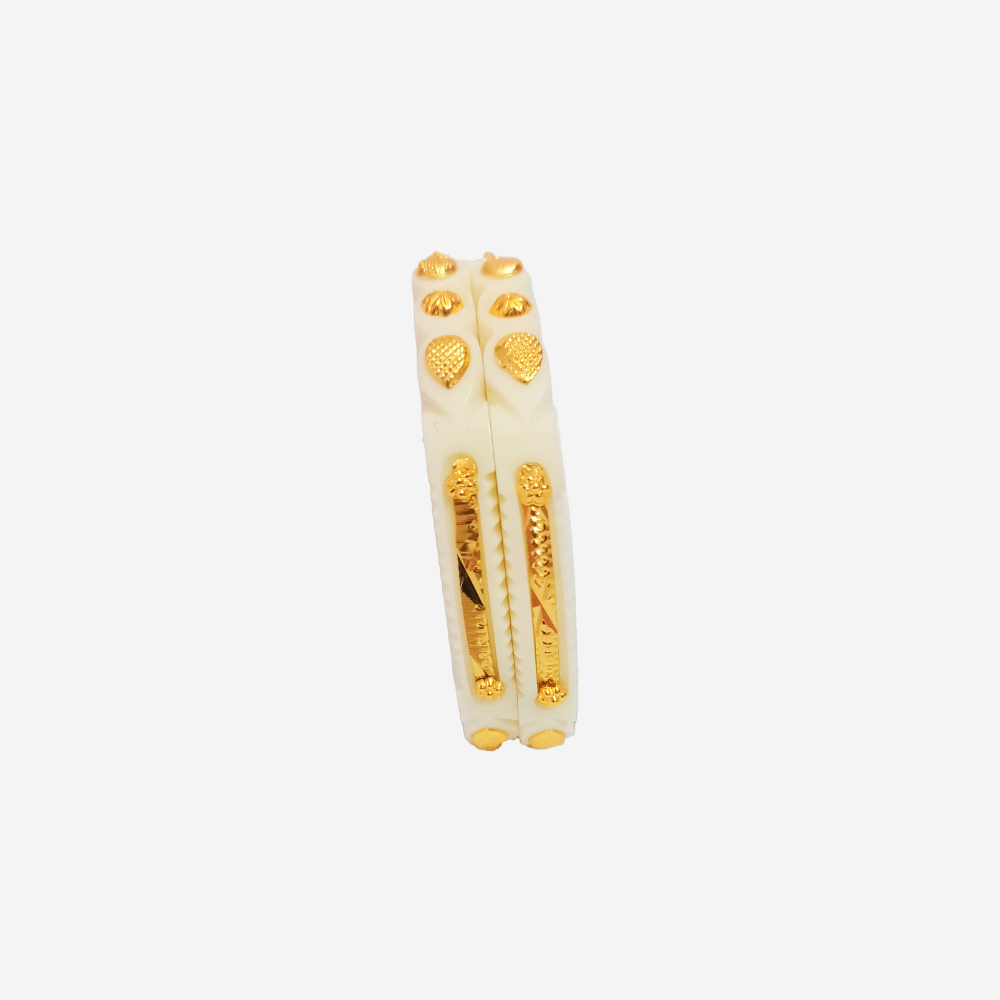 
                  
                    Micro Gold Plated Shakha Bangles ( Set of 2)
                  
                