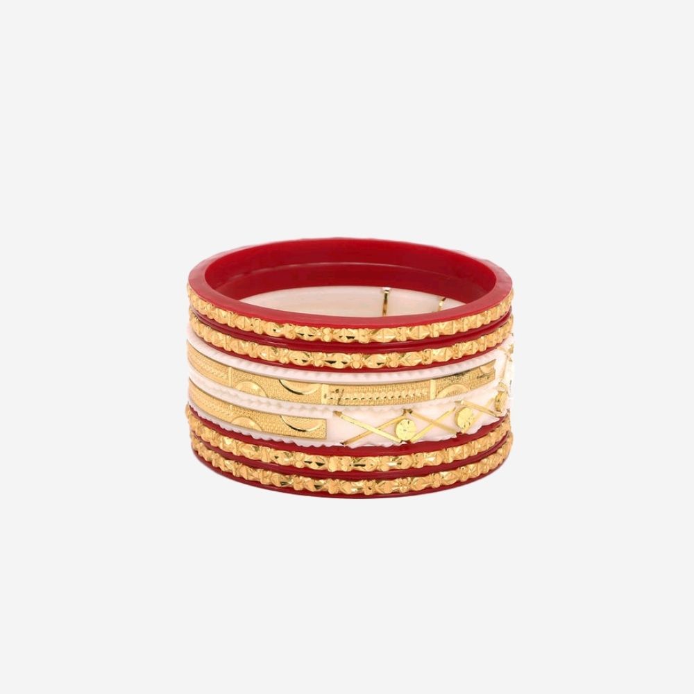 fcity.in - Acrylic Gold Plated Shakha Pola Bangles For Women / Feminine Chic