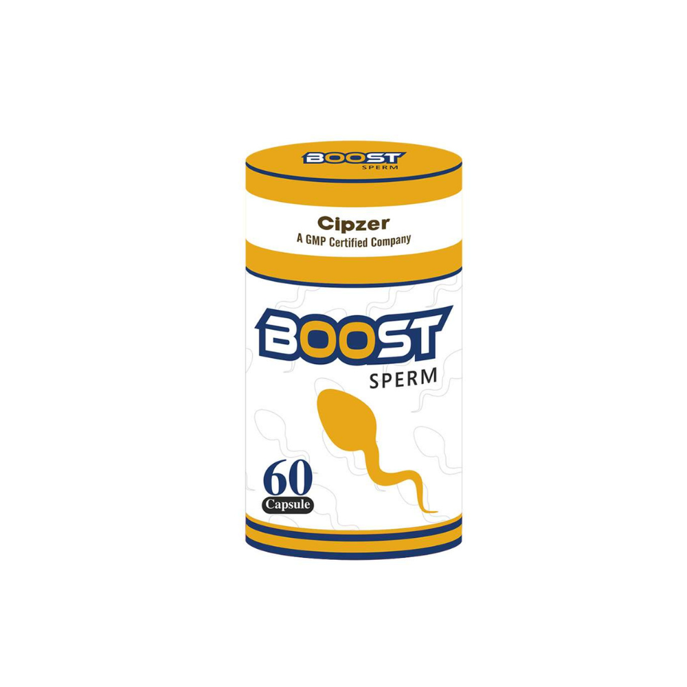 Cipzer Boost Sperm Capsules (60 Capsules) - Kreate