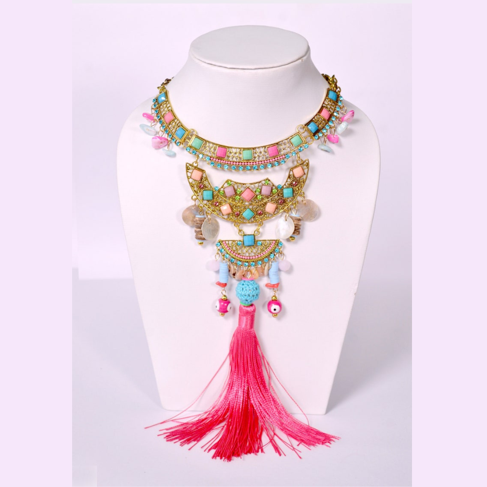 
                  
                    Multicolored BoHo Style Necklace
                  
                
