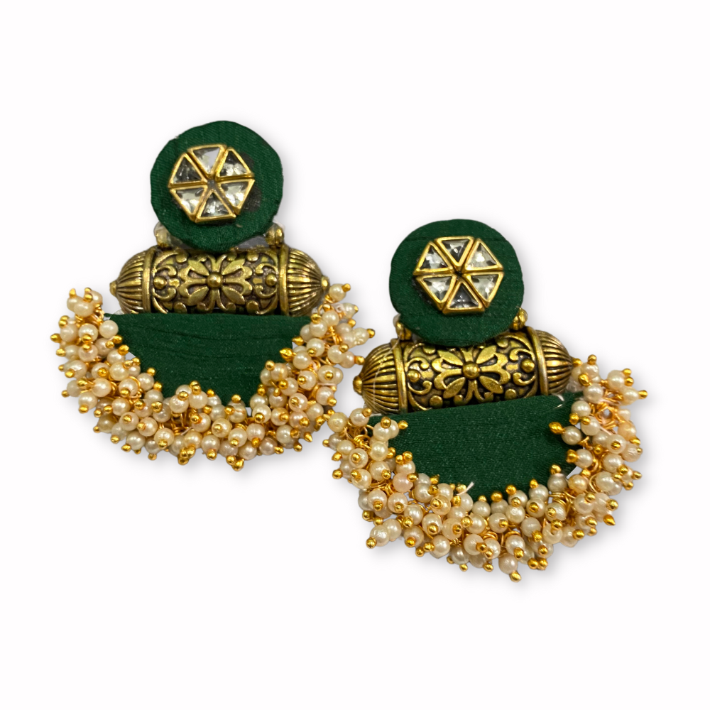 Kundan Pearl Earrings