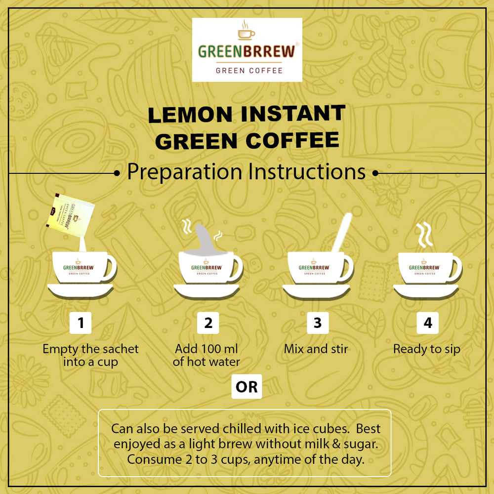 
                  
                    Greenbrrew Instant Green Coffee (Lemon, 20 Sachets)
                  
                