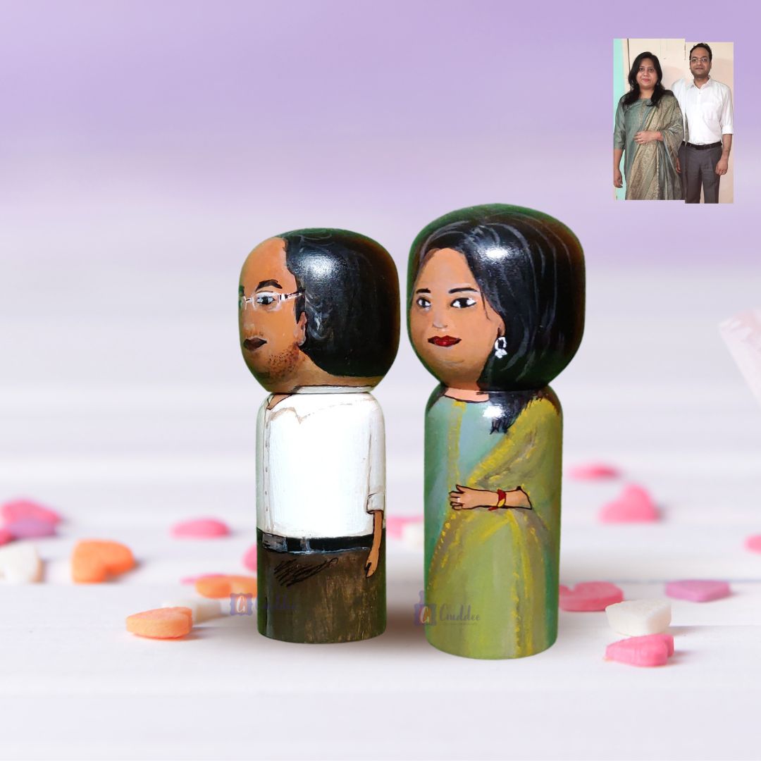 
                  
                    Personalized Couple Big Wood doll
                  
                