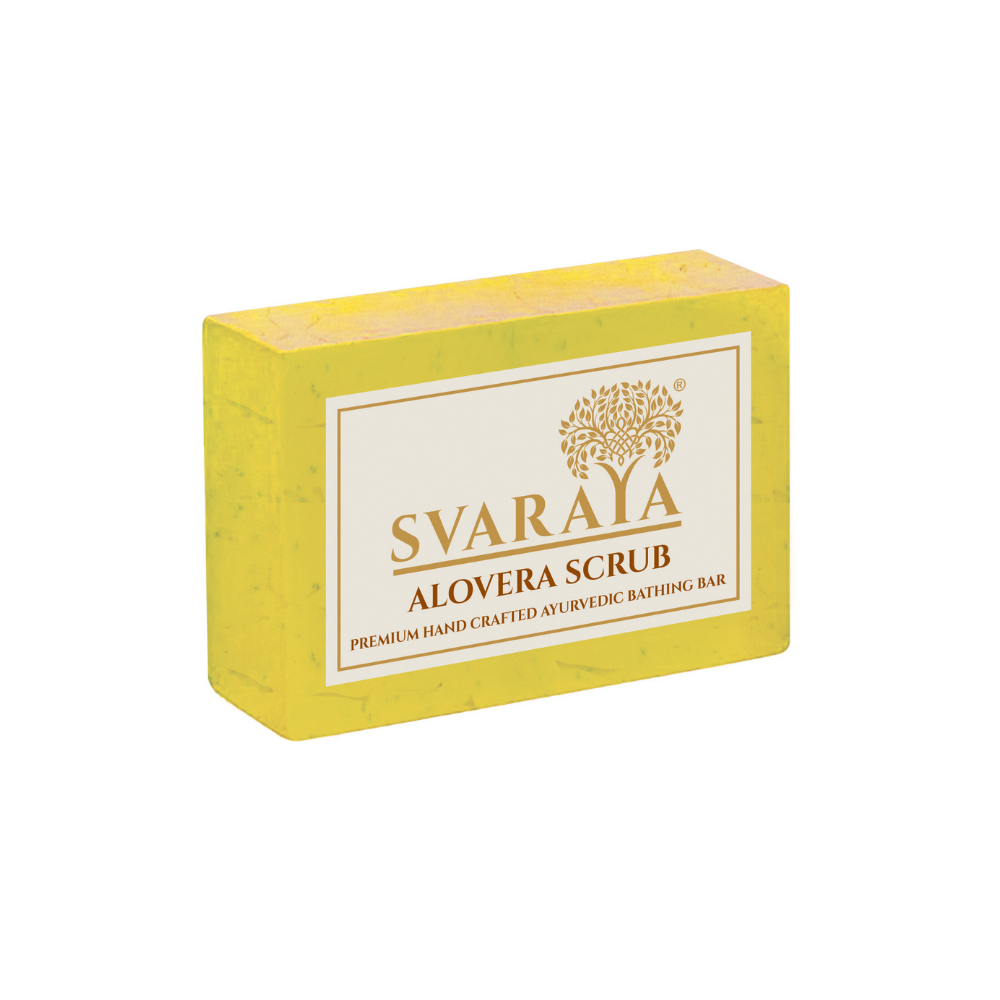 Svaraya Aloevera Scrub Soap (100g)