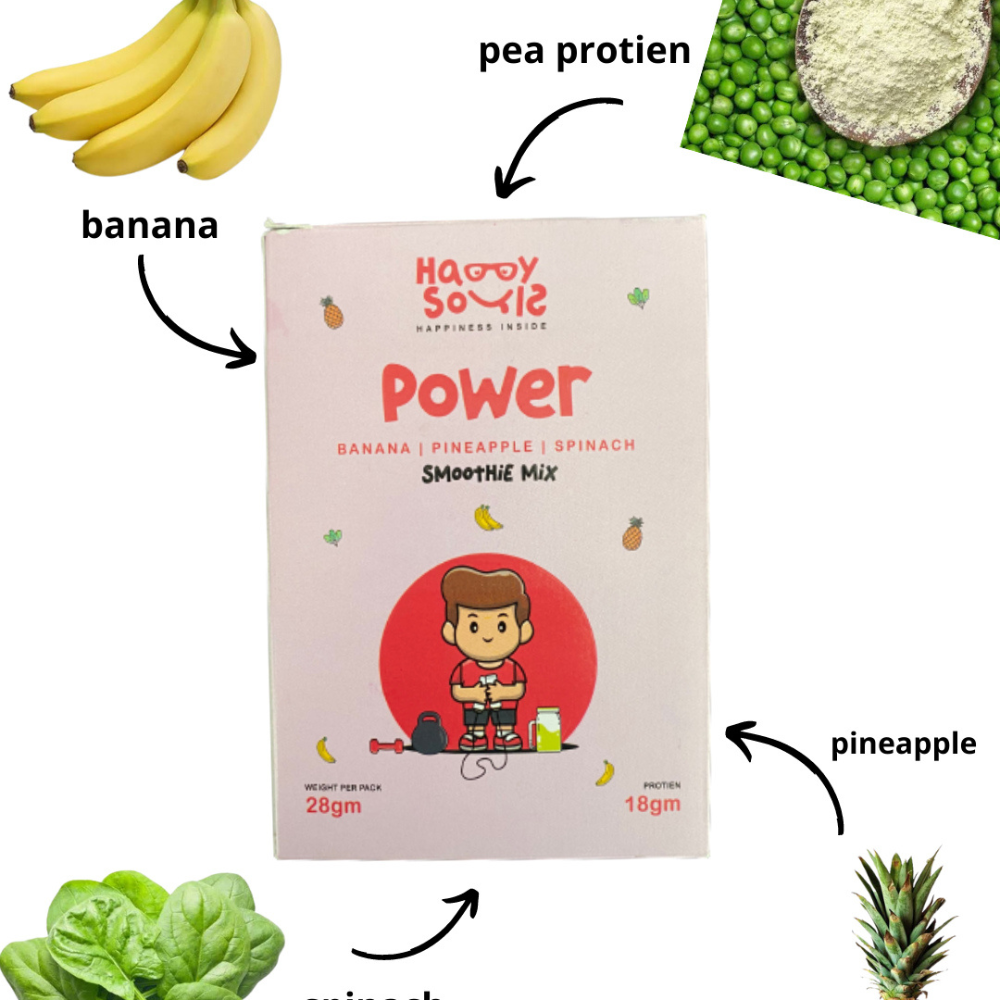 
                  
                    Power Smoothie Mix (Spinach, Banana, Pineapple) - Pack of 7
                  
                