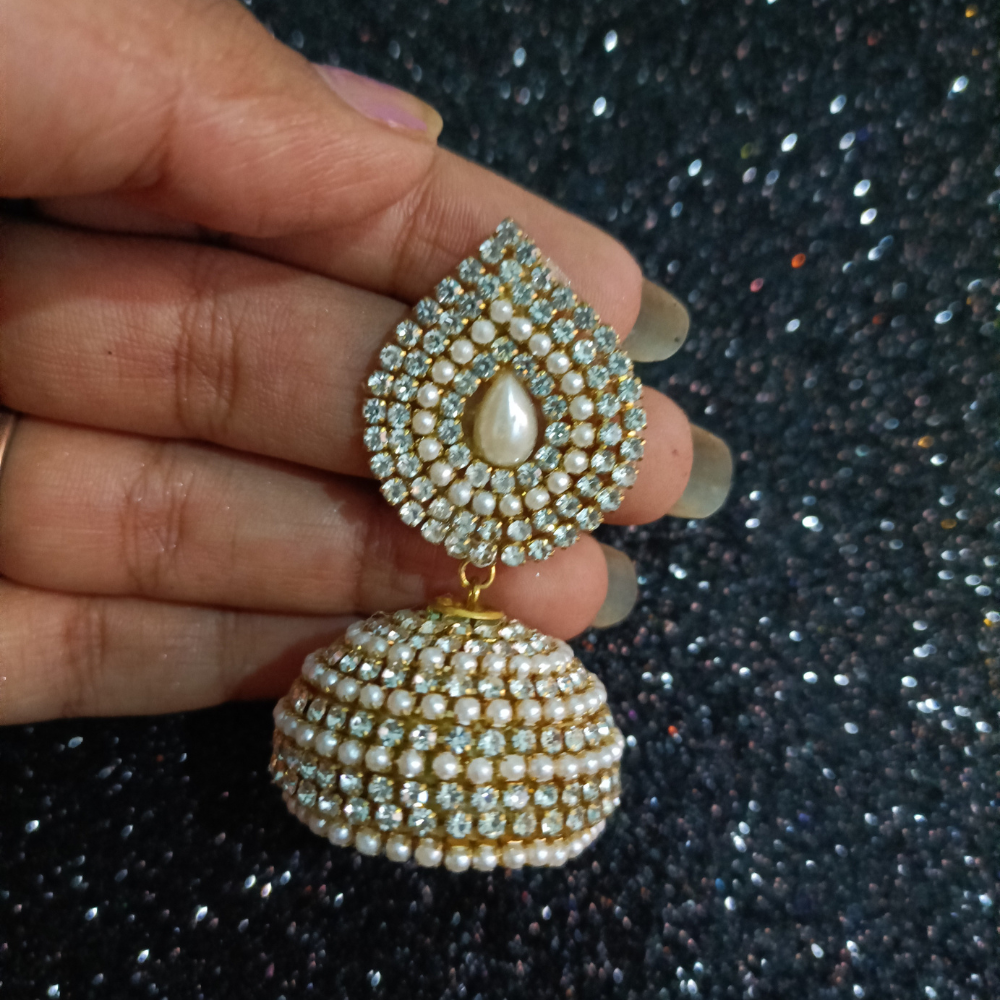 
                  
                    Diamond Jhumkas
                  
                