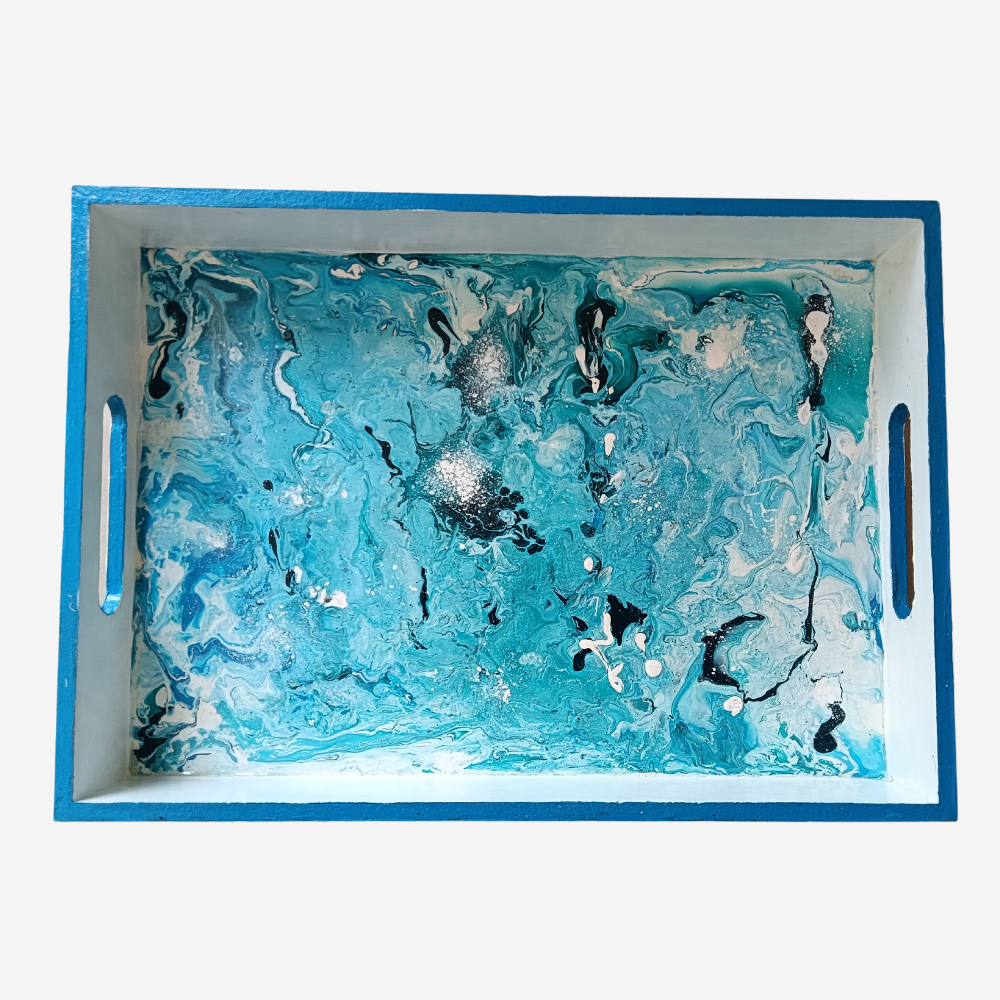 
                  
                    Fluid Art Wooden Tray and Wooden Coasters
                  
                