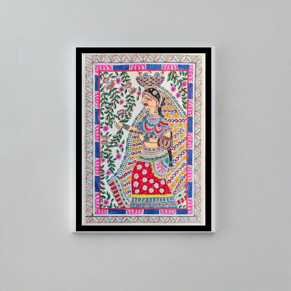 Handmade Madhubani Painting