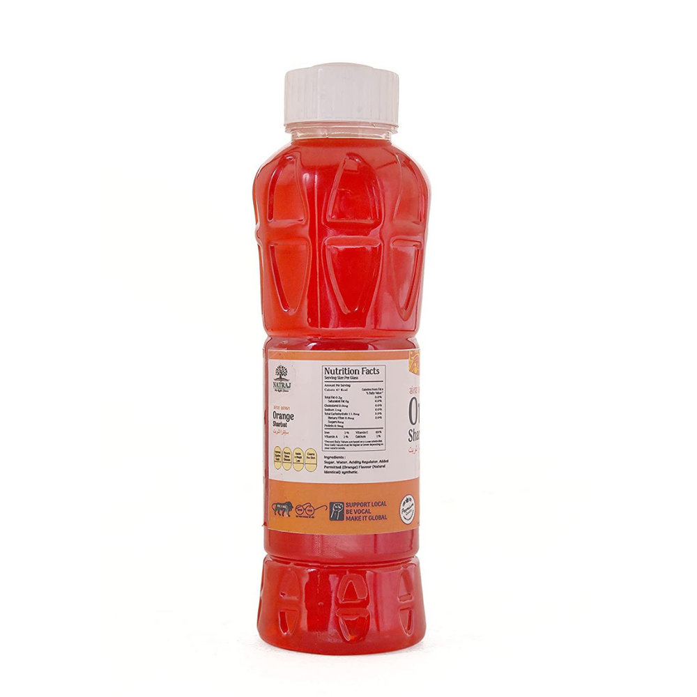 Natraj The Right Choice Orange Sharbat Syrup (750ml)