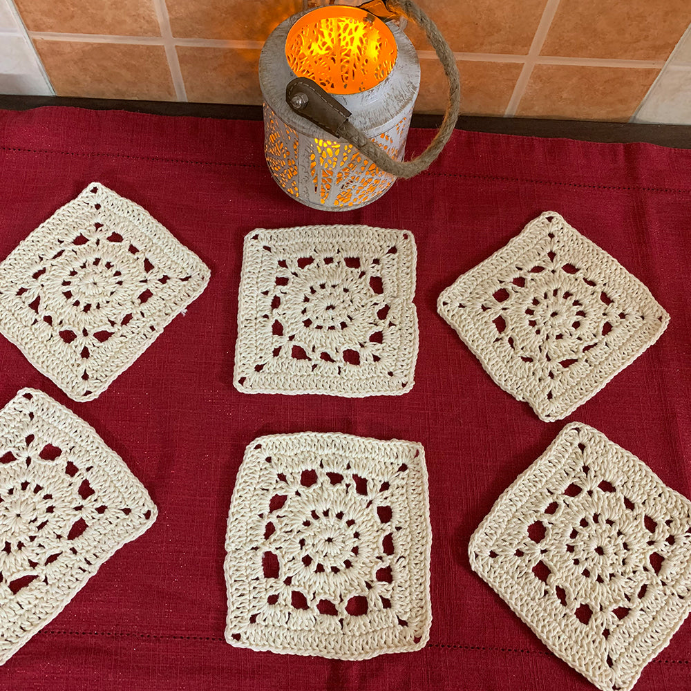 
                  
                    Crochet Coasters (Set of 6)
                  
                