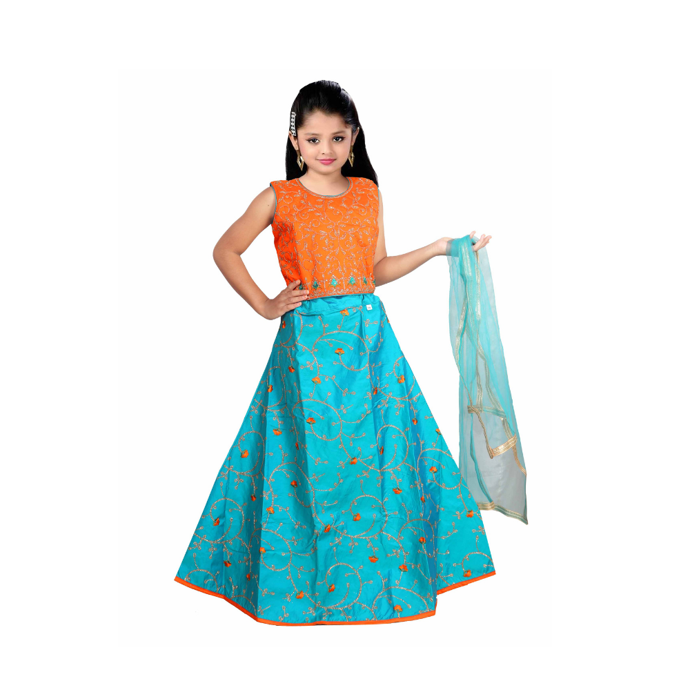 Indian Kids Lehenga cute | Kids dresses online, Baby dress design, Kids'  dresses