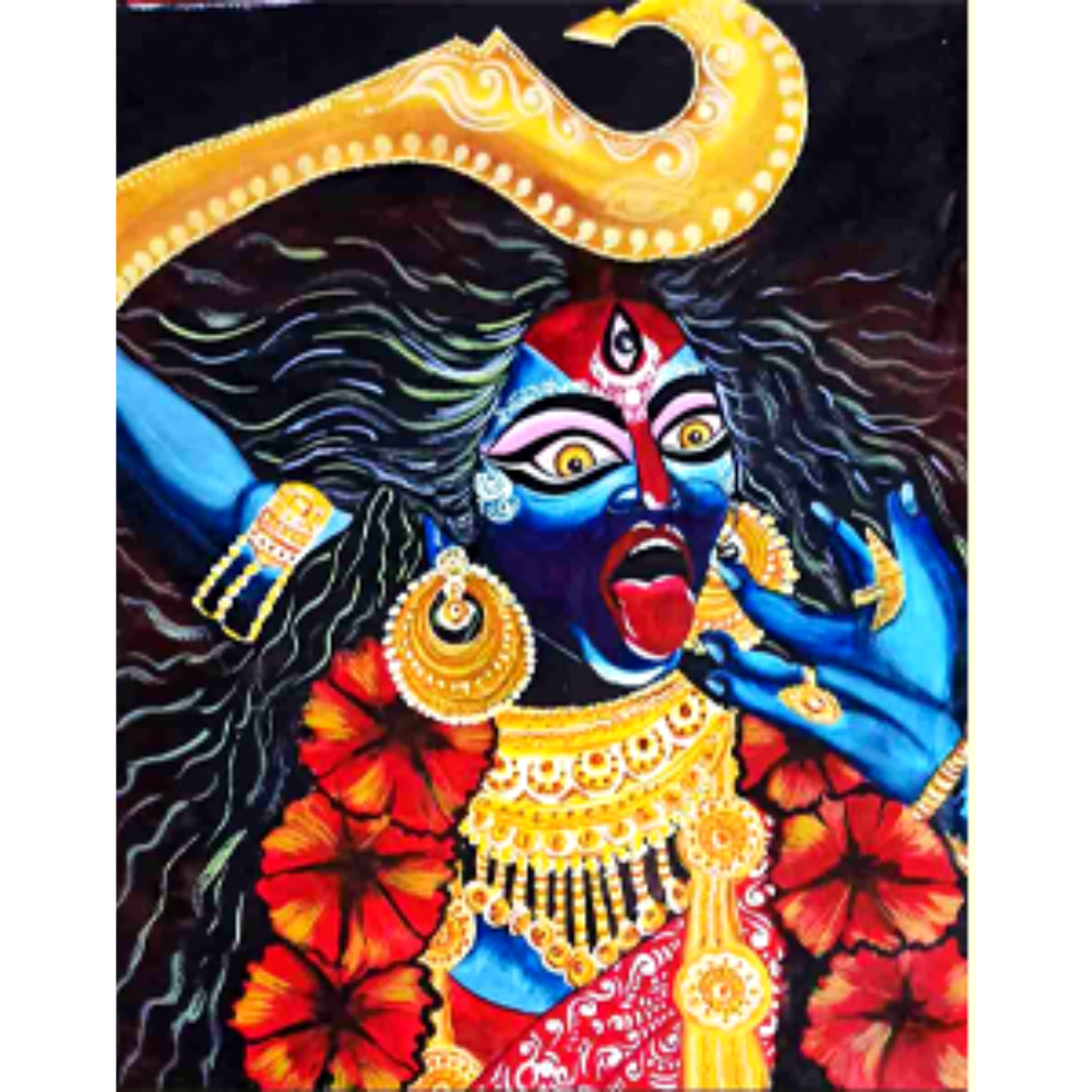 
                  
                    Kali Bengali Goddess Painting
                  
                